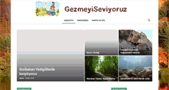 Desktop Screenshot of gezmeyiseviyoruz.com